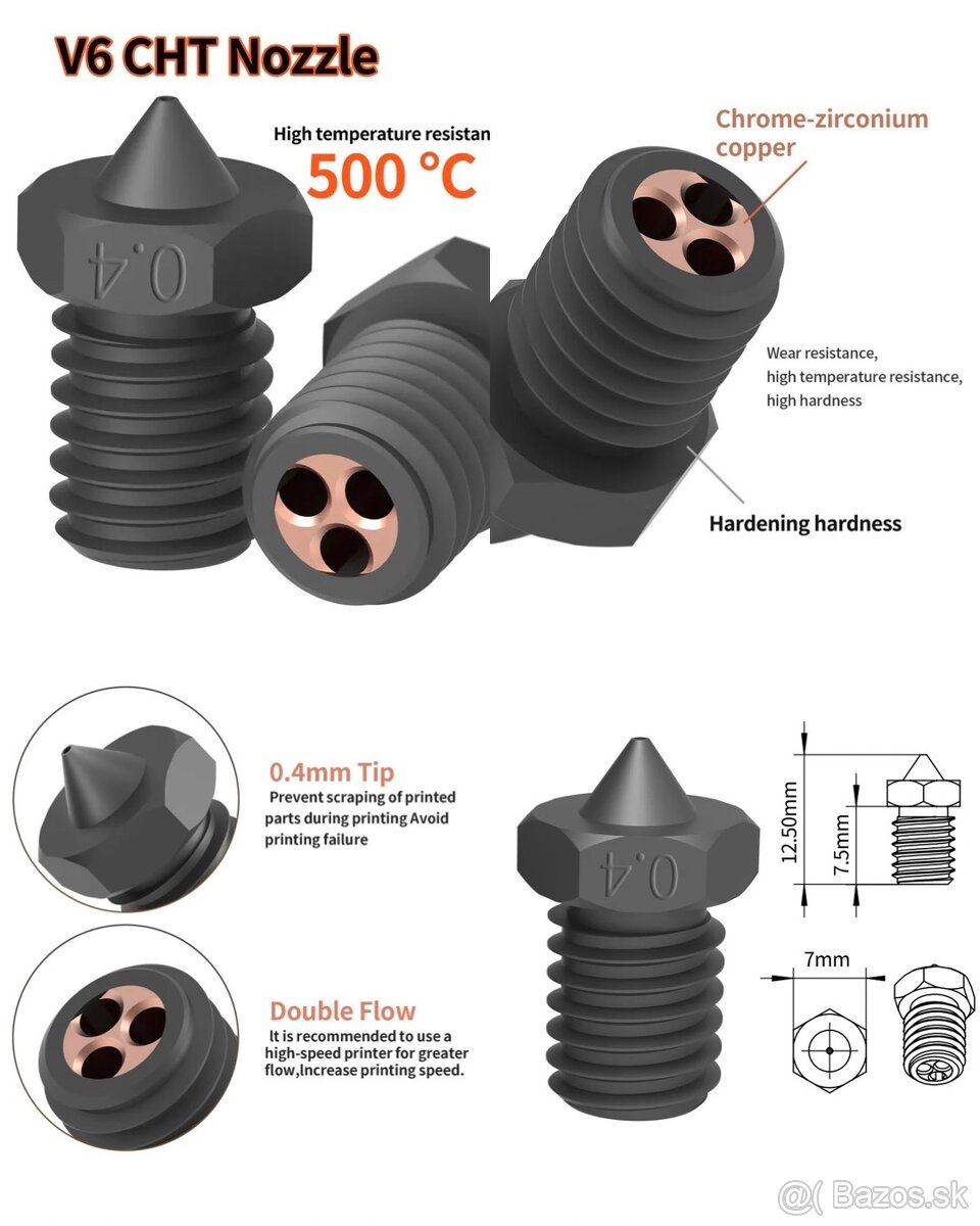 3D Tlačiareň náhradné diely Prusa - 6