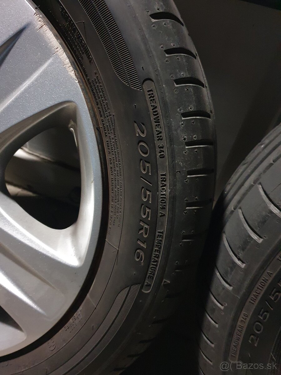 plechové disky, s puklicami 5x110 r16 - 6