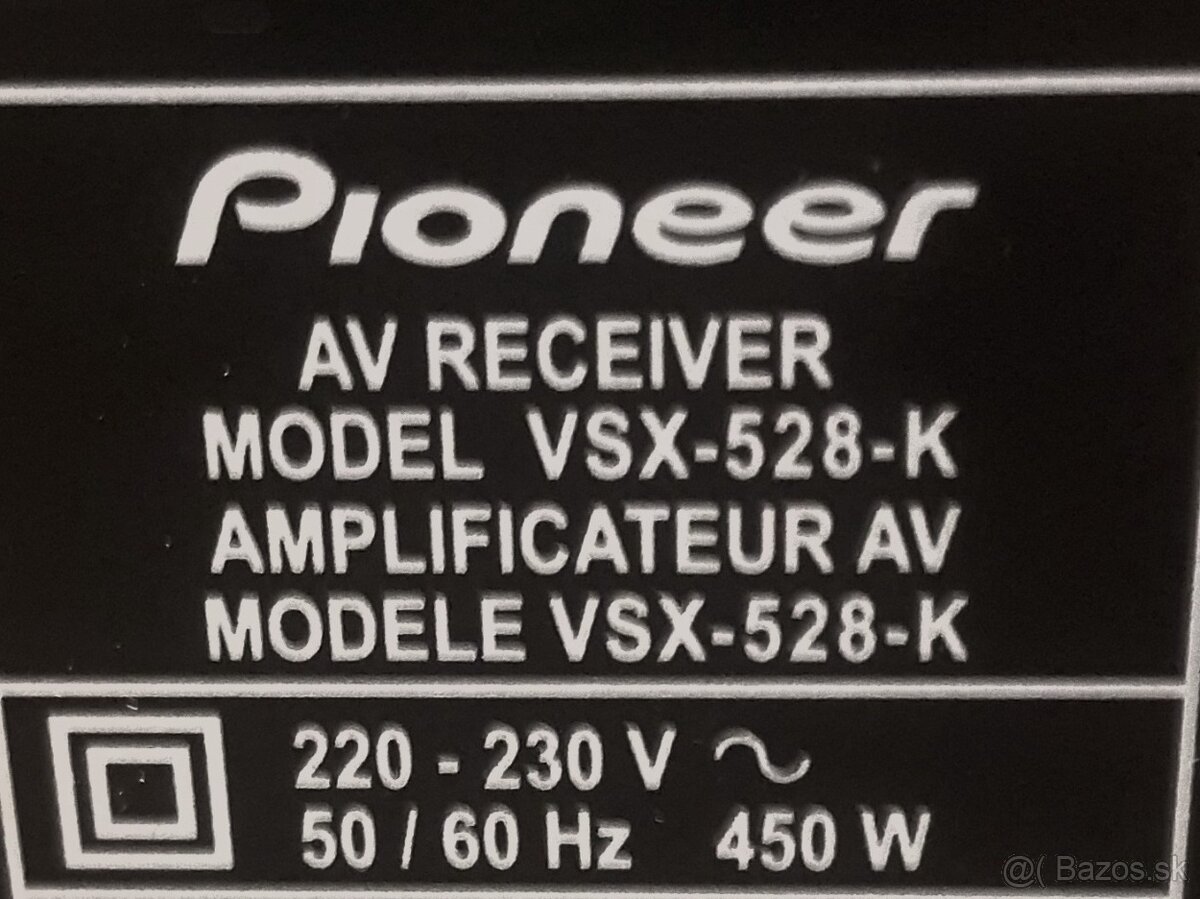 Pioneer VSX-528-K – Hi-Fi AV receiver - 6
