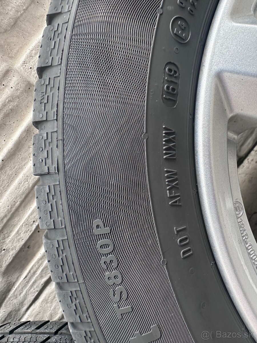 Alu disky R 16 + 205/60 R16 - zimné Continental TS830 P - 6