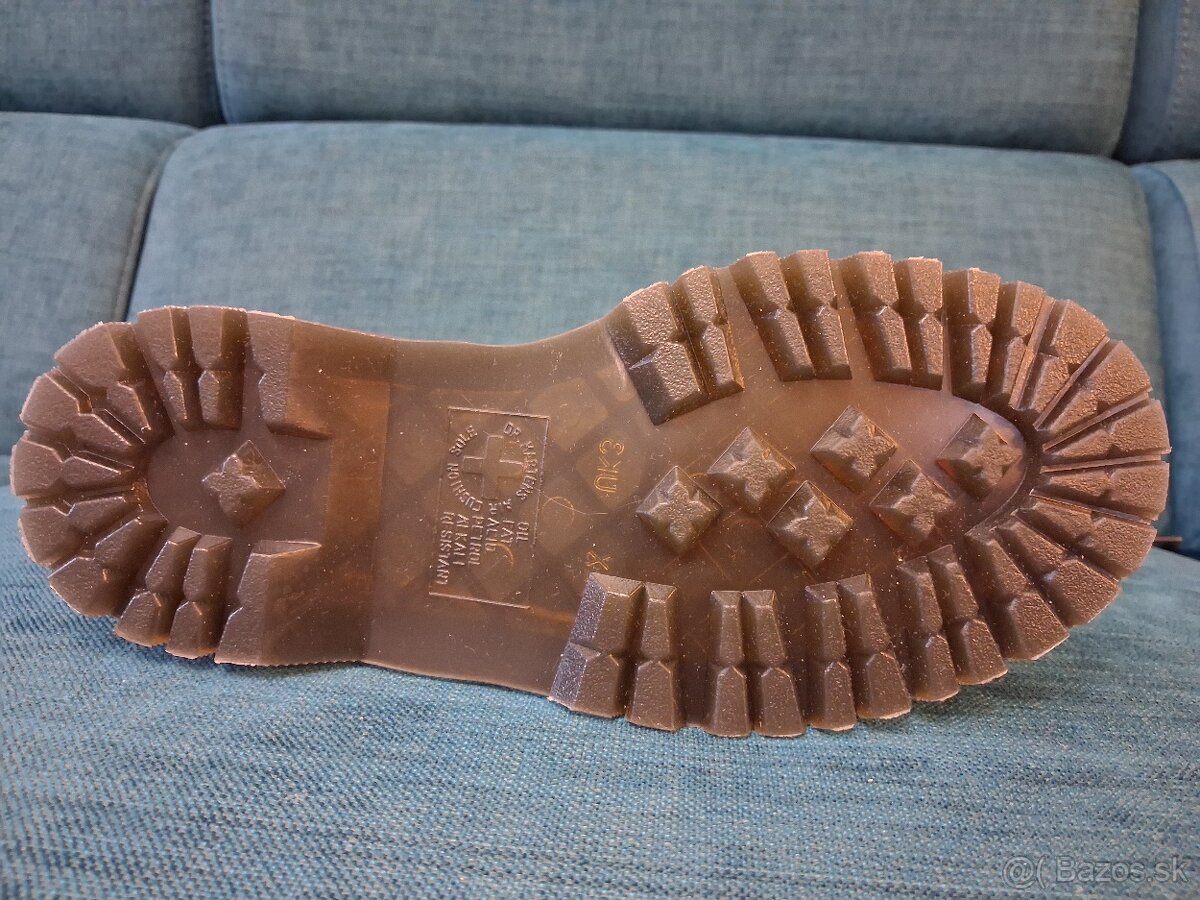 Dr.Martens vysoké kožené čizmy - 6