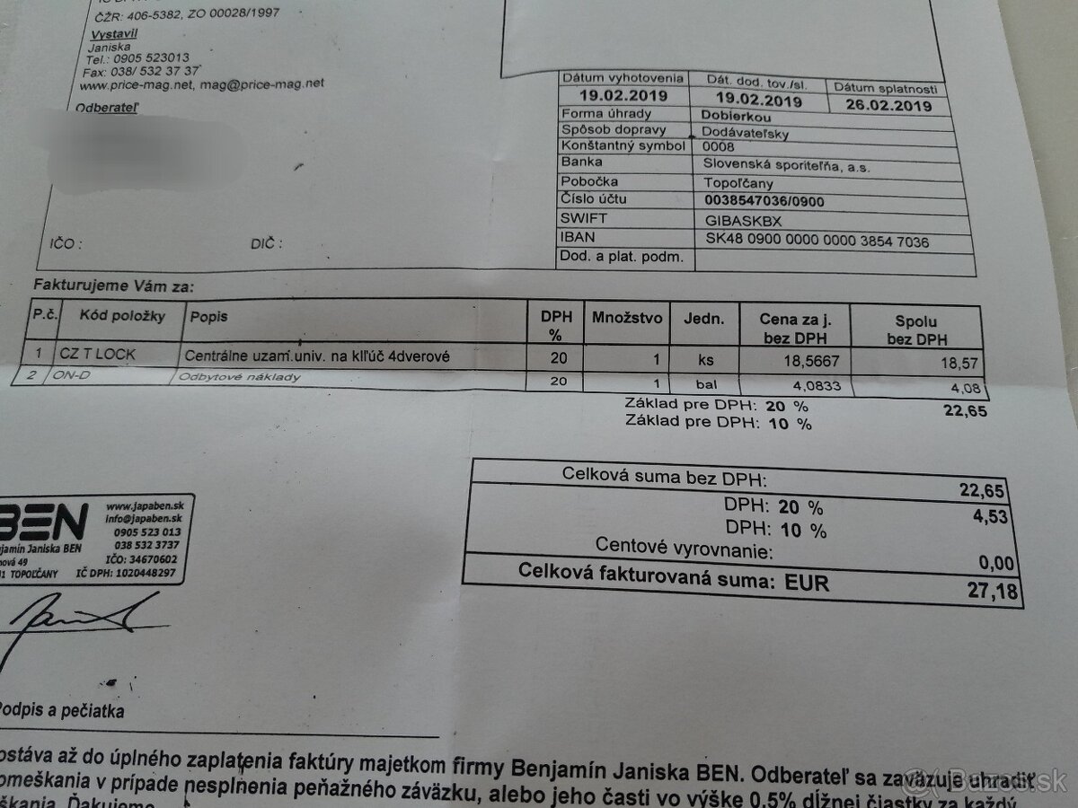 KEETEC centrálne zamykanie s diaľkovým ovládaním - 6