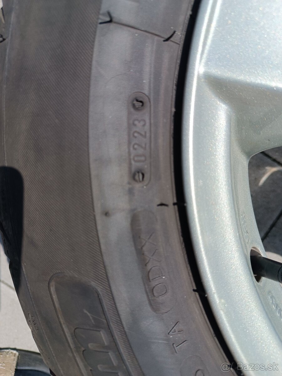 Predám elektróny 195x65 R15 5x114,3 - 6