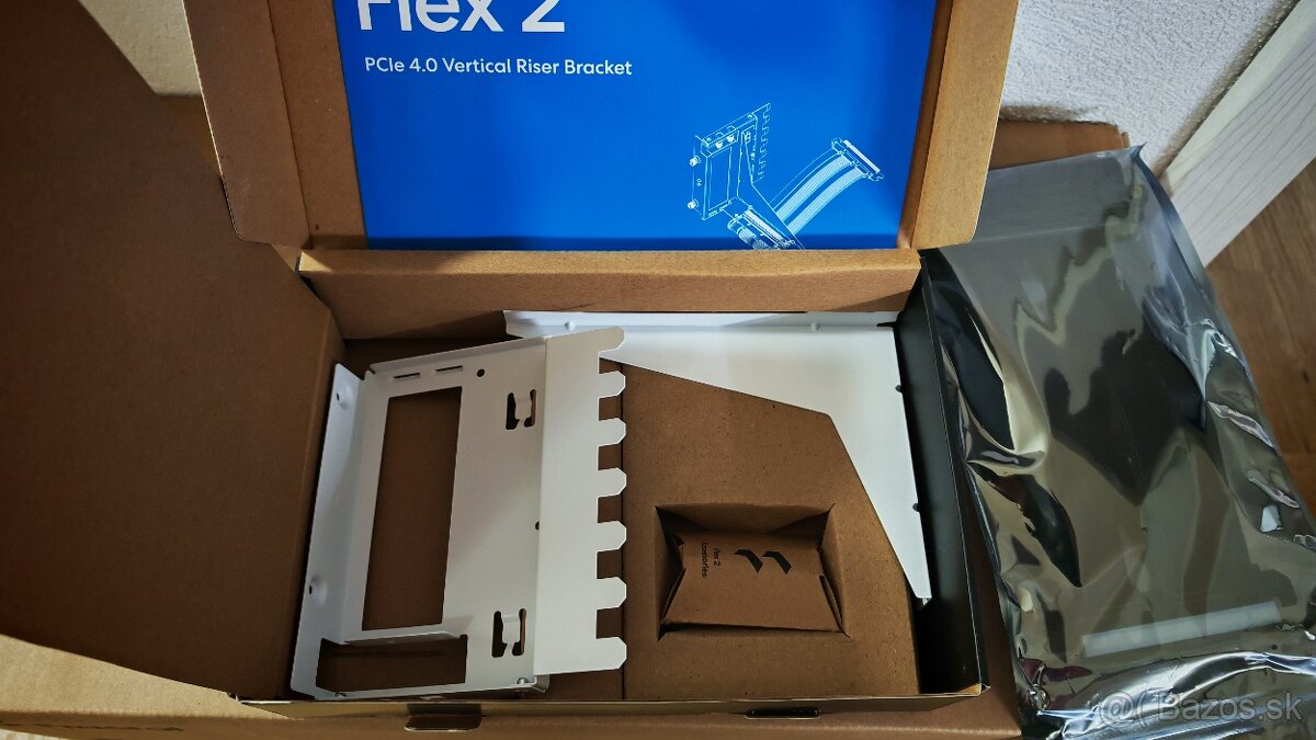 ✅Fractal Design Flex 2 Biely držiak grafické karty Riser 4.0 - 6