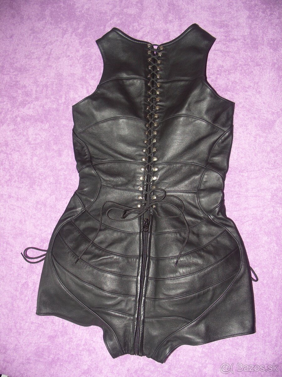 Luxusná kožená dámska kombinéza - 6