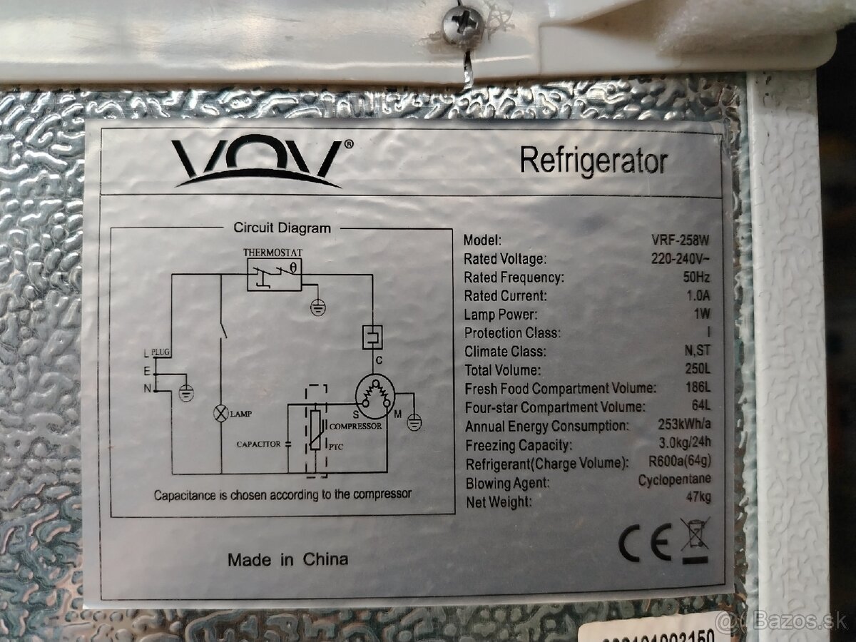 Chladnička s mrazničkou - 6