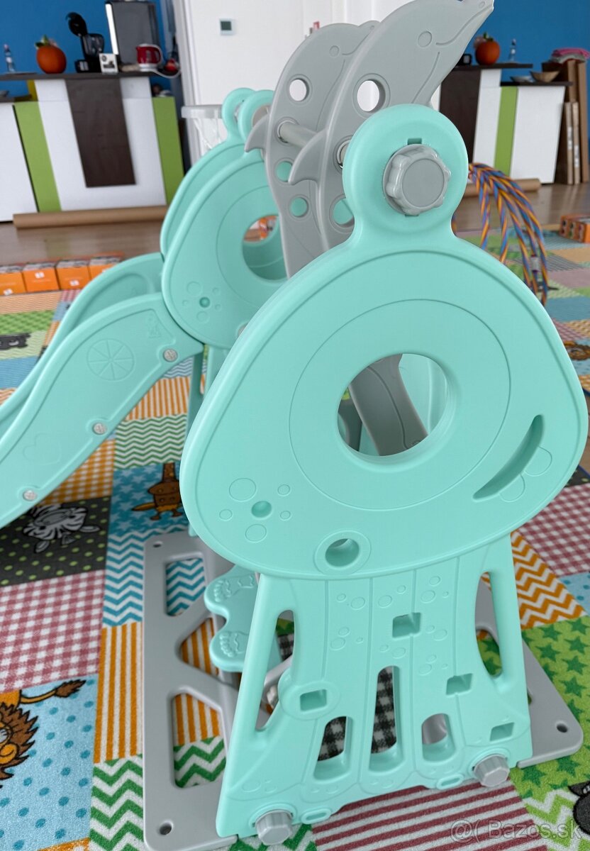 Detská šmykľavka s hojdačkou - 6