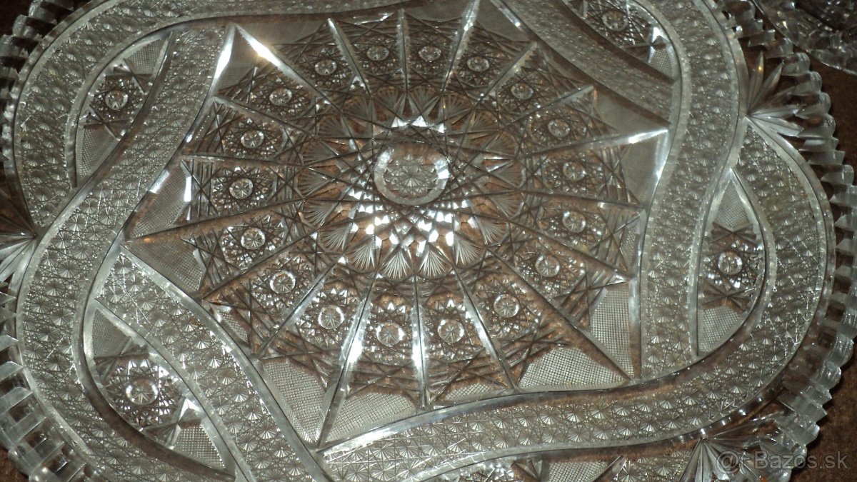 Brúsené sklo. RETRO. - 6