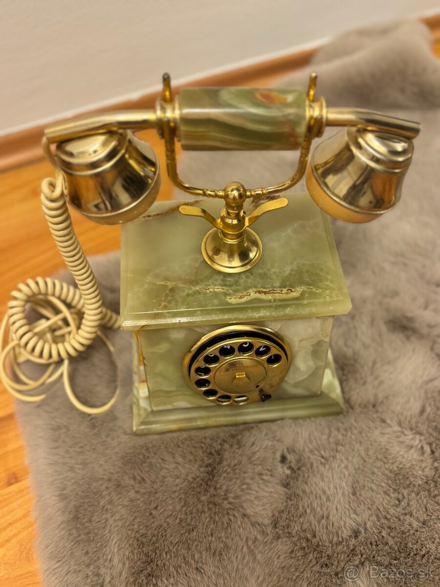 Ónyx starožitný telefón - 6