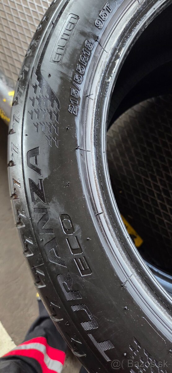 Predám 2ks.letné pneumatiky BRIGESTONE 215/55R18 95T.. - 6