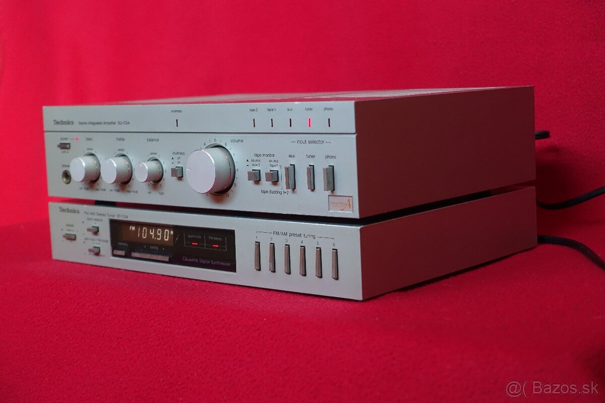Zosilovač a tuner Technics - 6