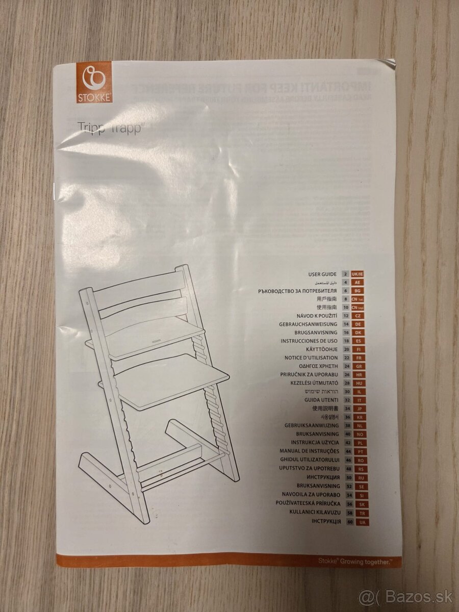 Stokke Tripp Trapp - rastúca stolička - 6