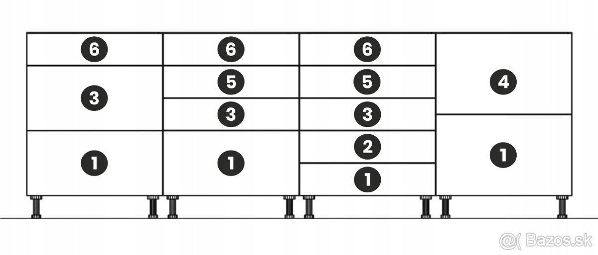 Montážna šablóna pre systémy AXISPRO a MODERNBOX - 6