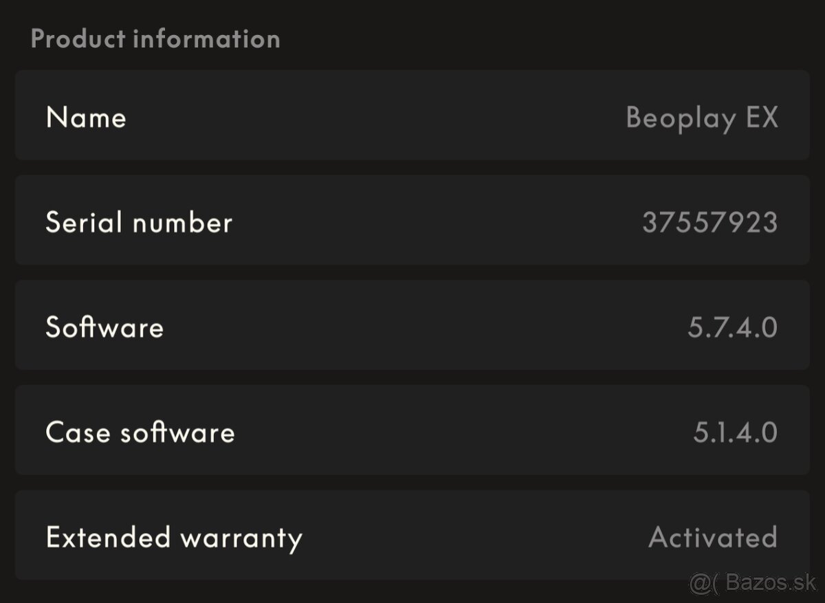 Bang & Olufsen Beoplay EX - 6