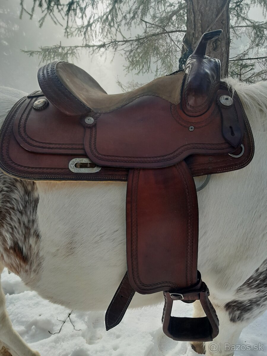 Westernove sedlo znacka western import - 6