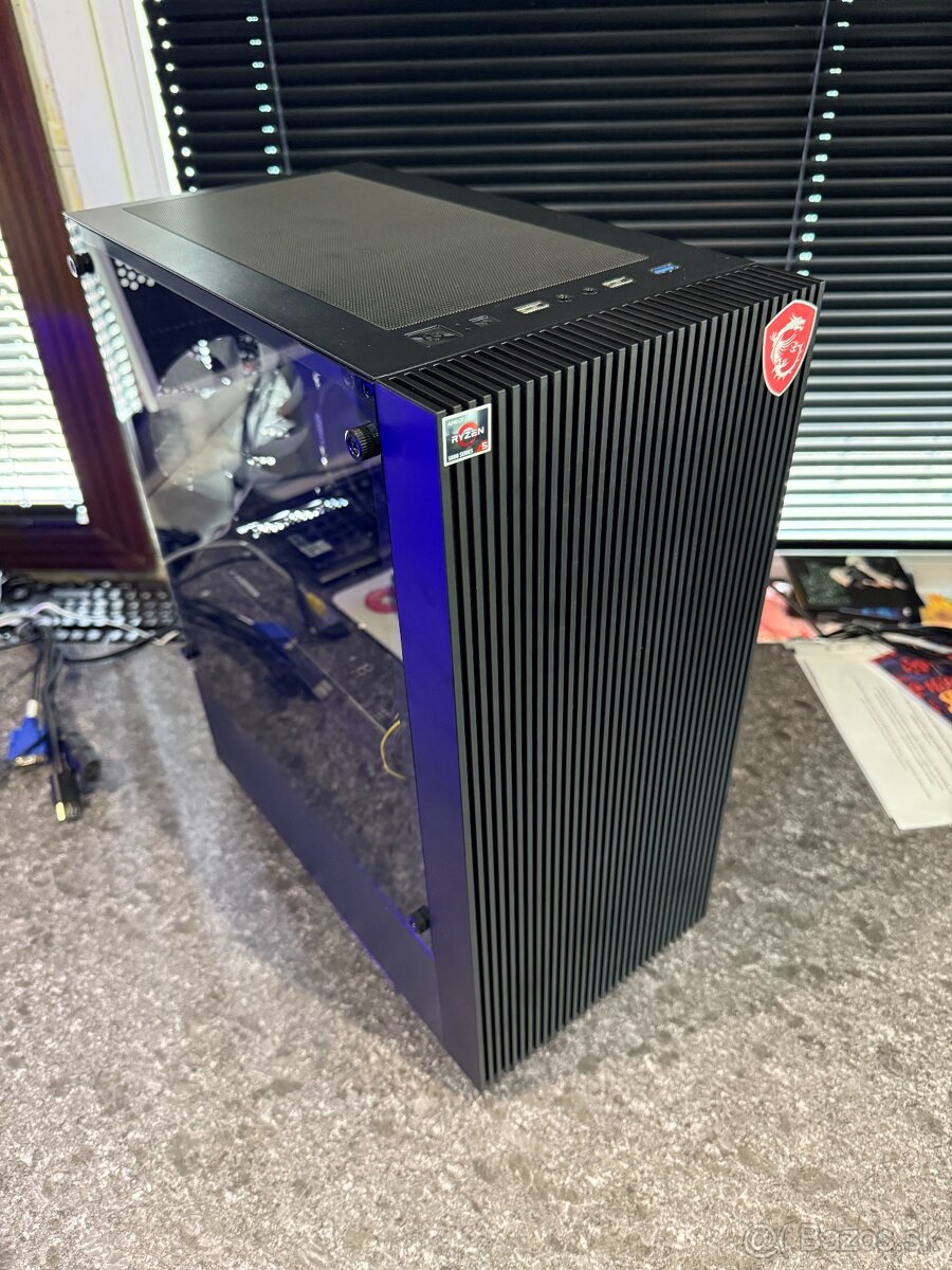 Herný počítač Ryzen 5 5500 16 GB GTX 1060 6 GB 500GB SSD - 6