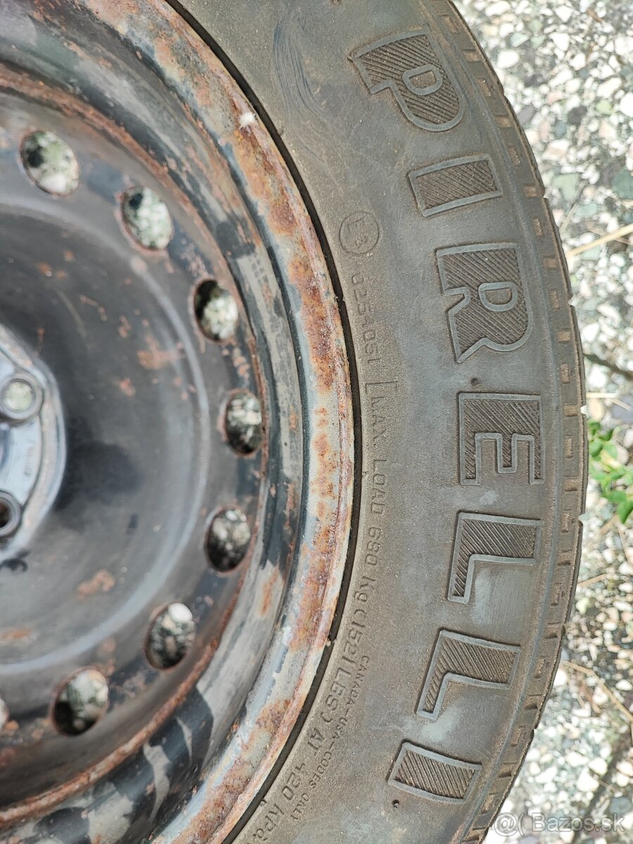 Dojazdové koleso R15 (4.00B x15H ET35, PIRELLI 125/80) + zdv - 6