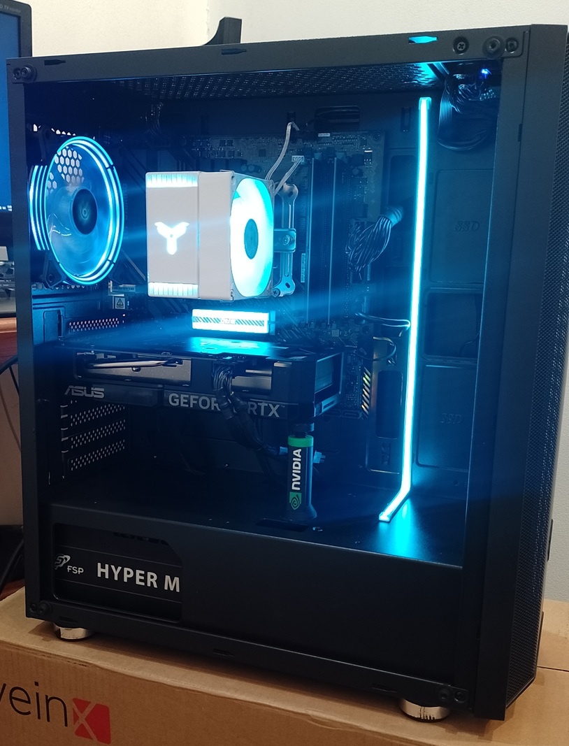 Herný PC – Ryzen 5 + RTX 4060/8G+ 32GB RAM+NVMe - 6