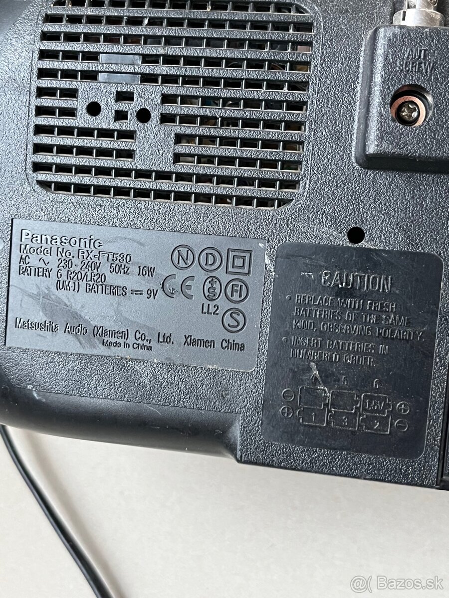 Panasonic radiomagnetofón - 6