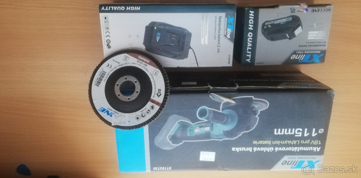 Uhlova bruska XTline-Akumulatorova / Uplne nova - 6