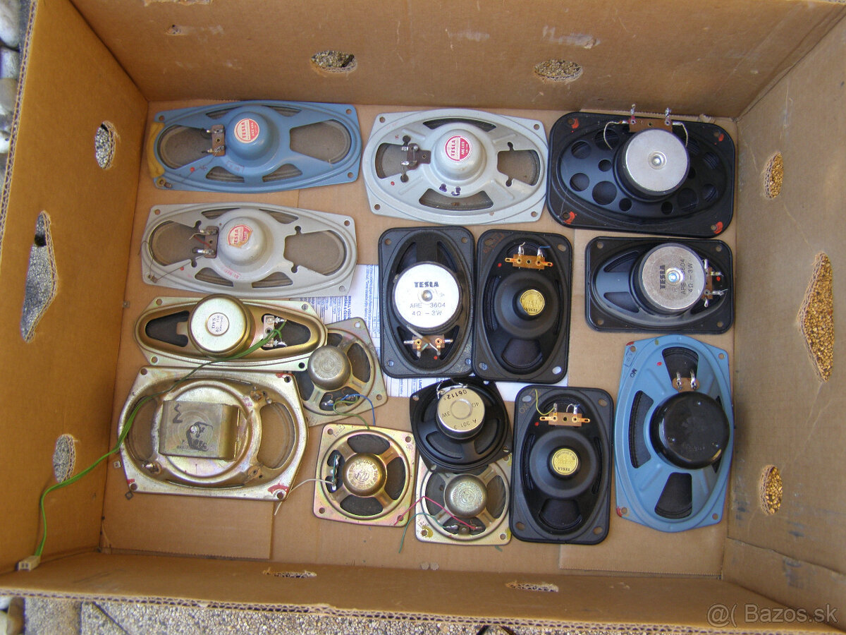 Reprosústavy TESLA,RFT,reproduktory rozne,solo 638a - 6