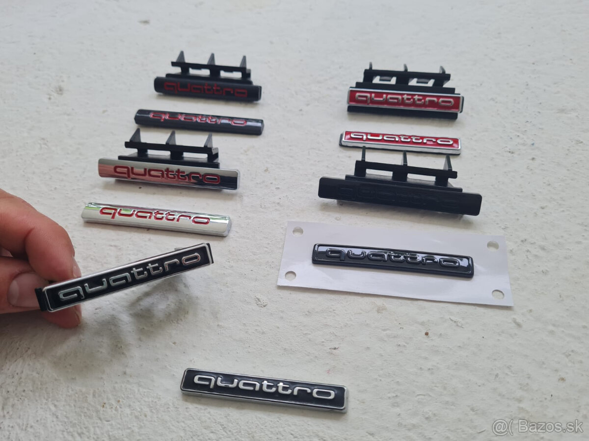 QUATTRO menší nápis do masky v rôznych farbách - 6