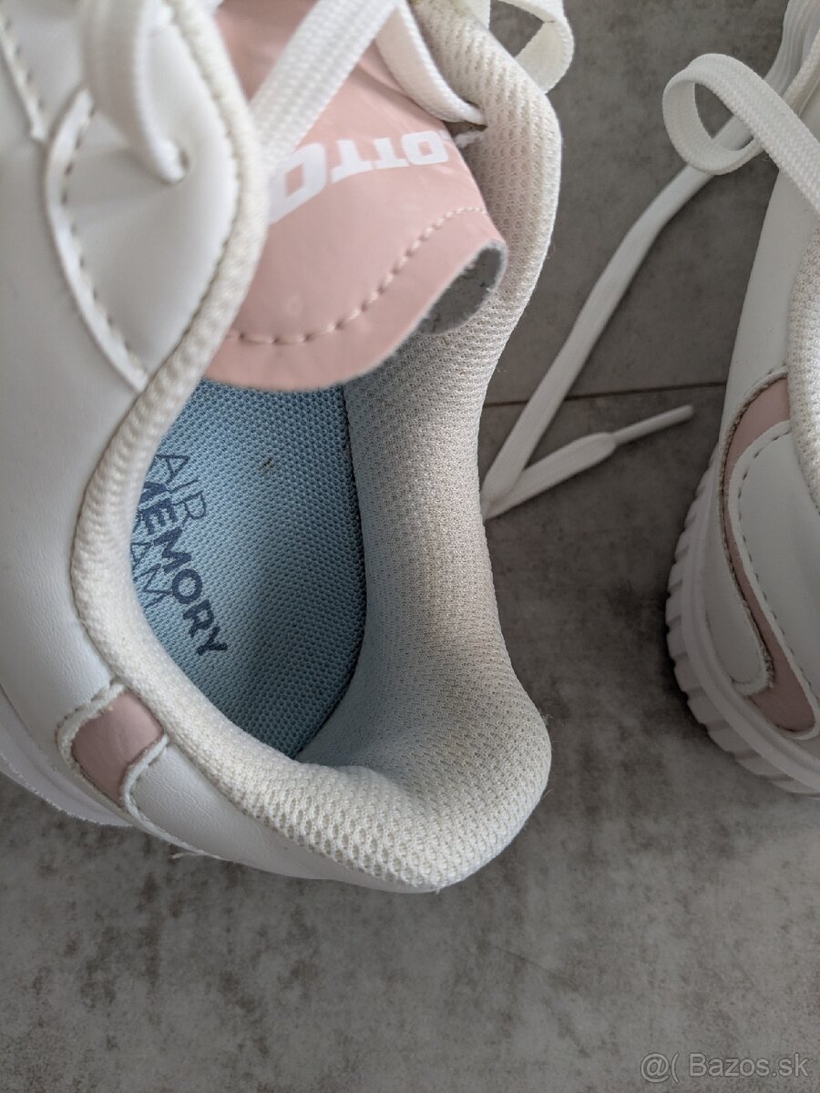 Tenisky botasky biele Lotto 38 - 6