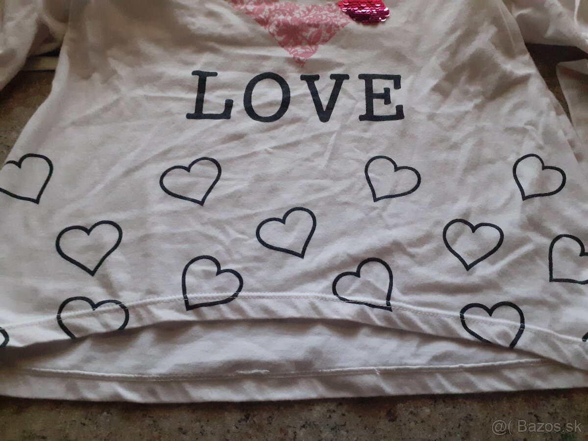 Tričko so žmurkajúcim srdiečkom - 6