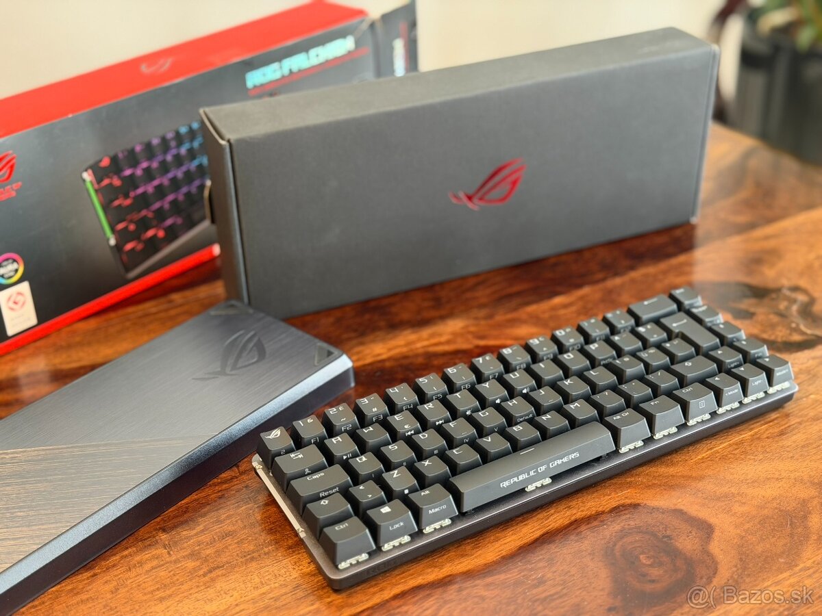 ASUS ROG 65% klavesnica FR layout - nova, zaruka - 6
