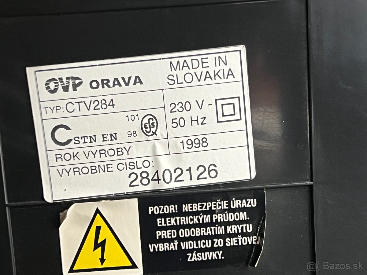 Televízor OVP CTV 284 1998, funkčný - 6