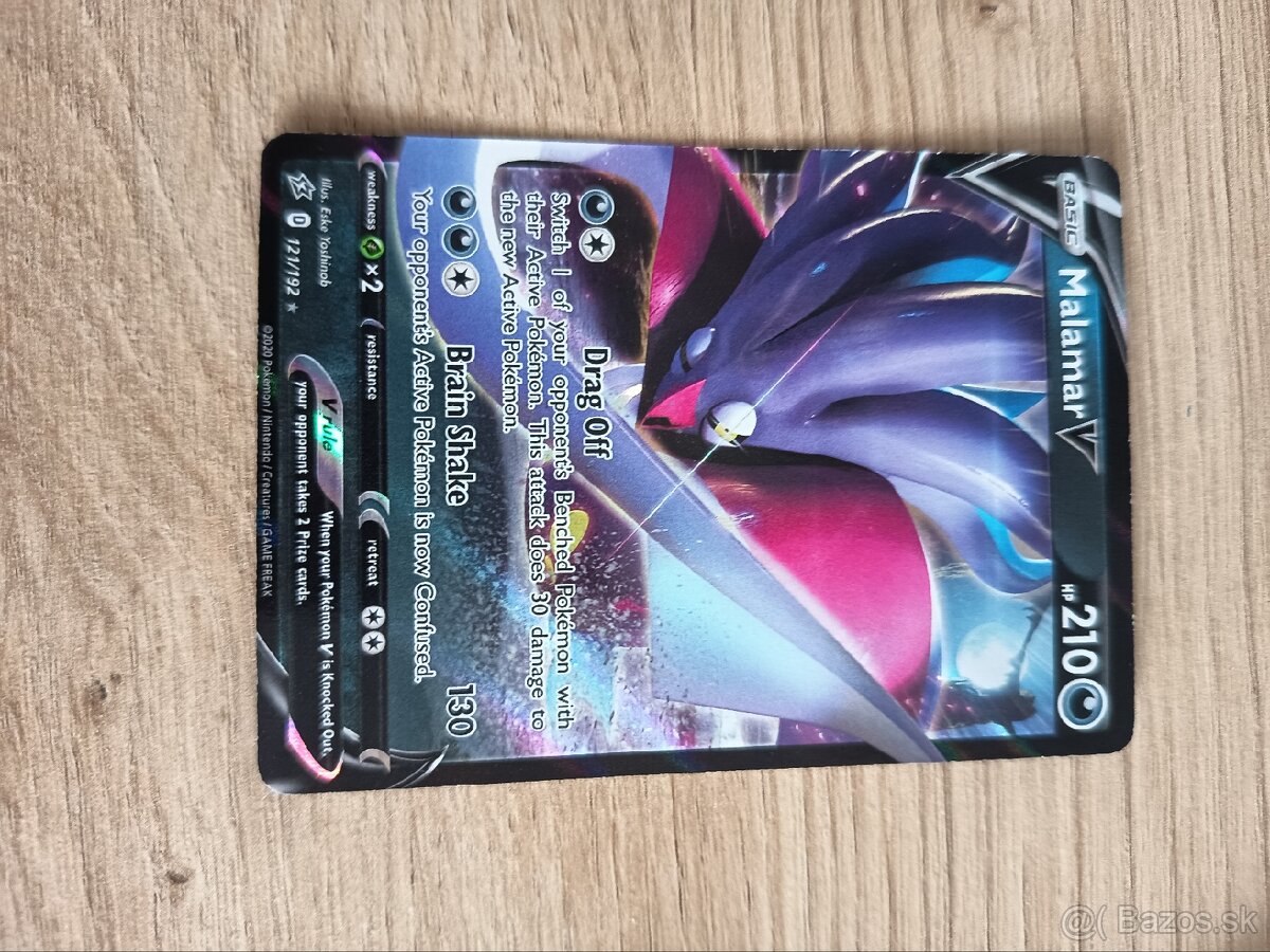 Pokémon karty V + Secret Rare: Malamar, Crobat, Victini…
- 6