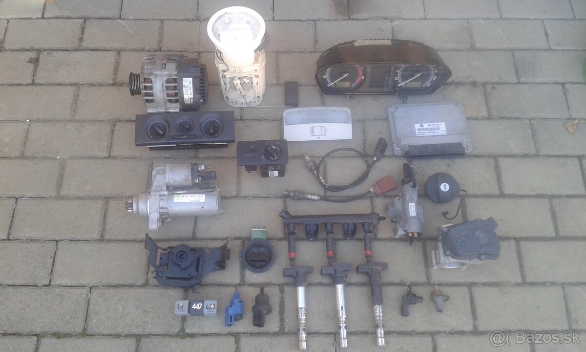 Škoda Fabia 1,2 HTP 40kw Biela farba kód 1026 - 6