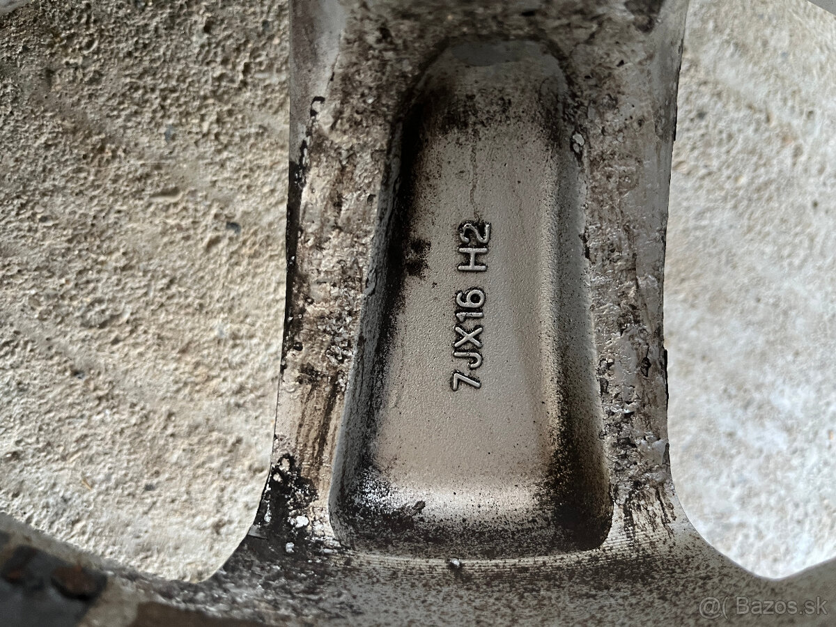 Hliníkové disky 16 5x112 + zimné pneu Dunlop 205/55 R16 - 6