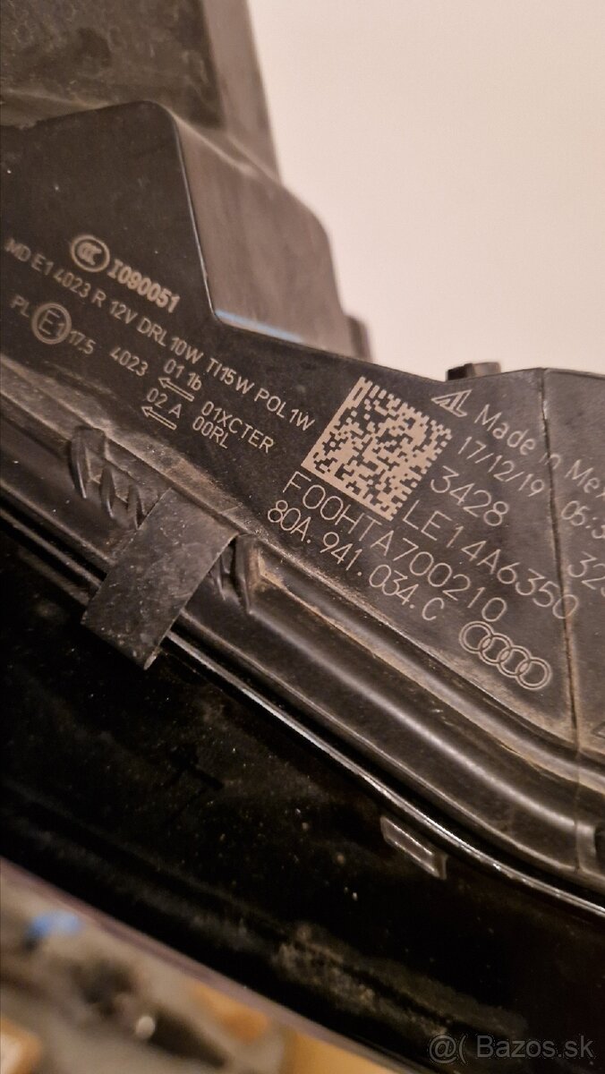 FULL LED svetlo 80A941034C Audi Q5 80A - 6