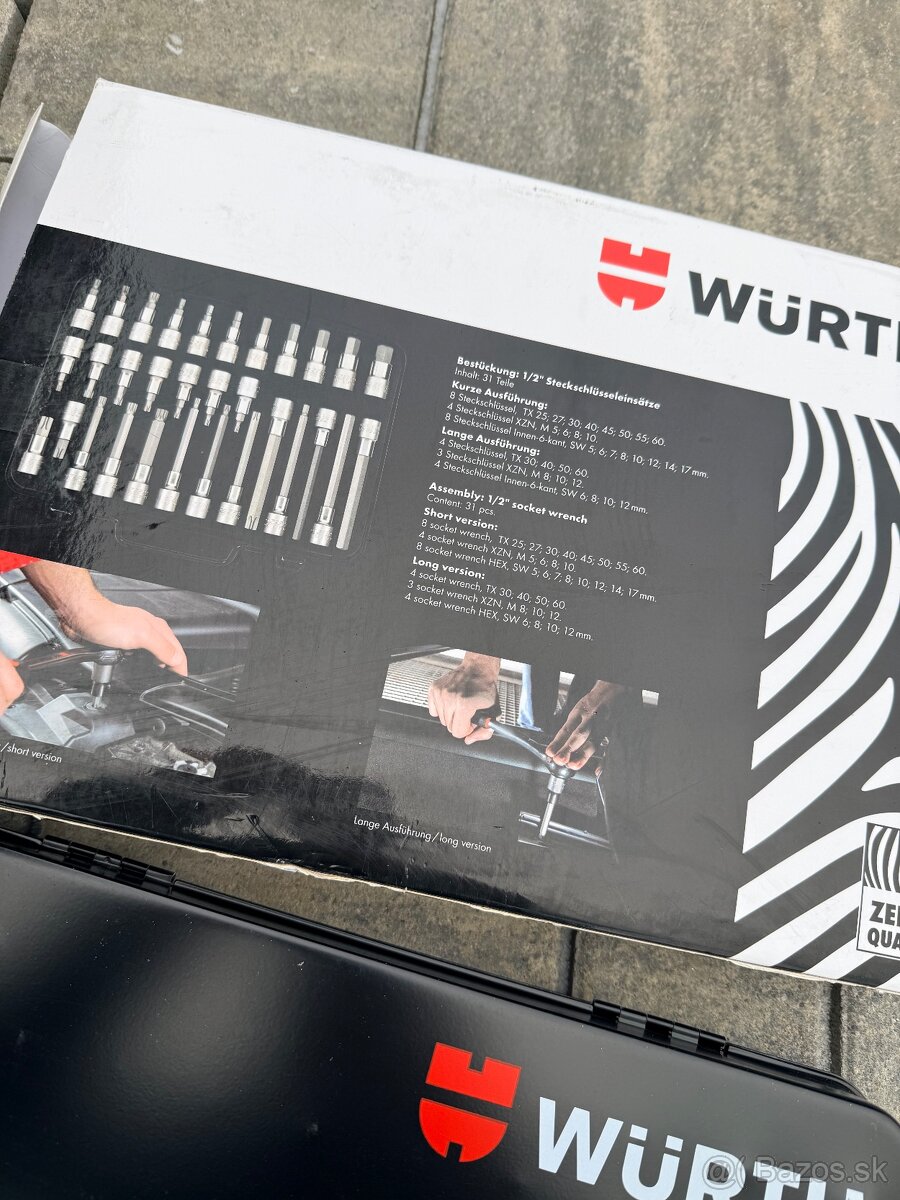 WURTH SADA NÁSTRČNÝCH KĽÚČOV - 6