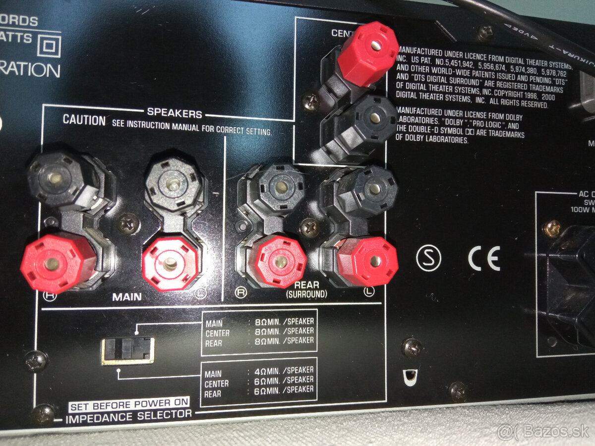 predám AV receiver Yamaha RX-V430RD - 6