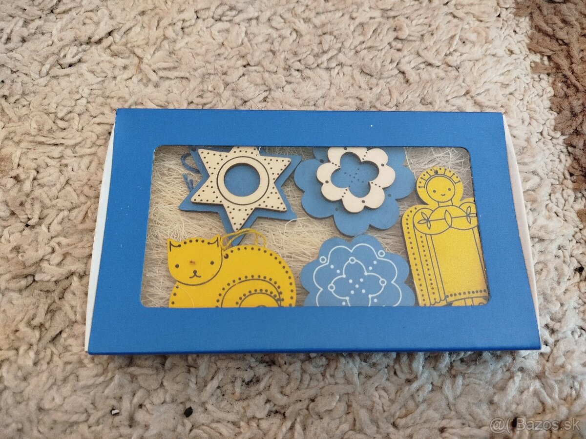 Vianočné drevené ozdoby. - 6