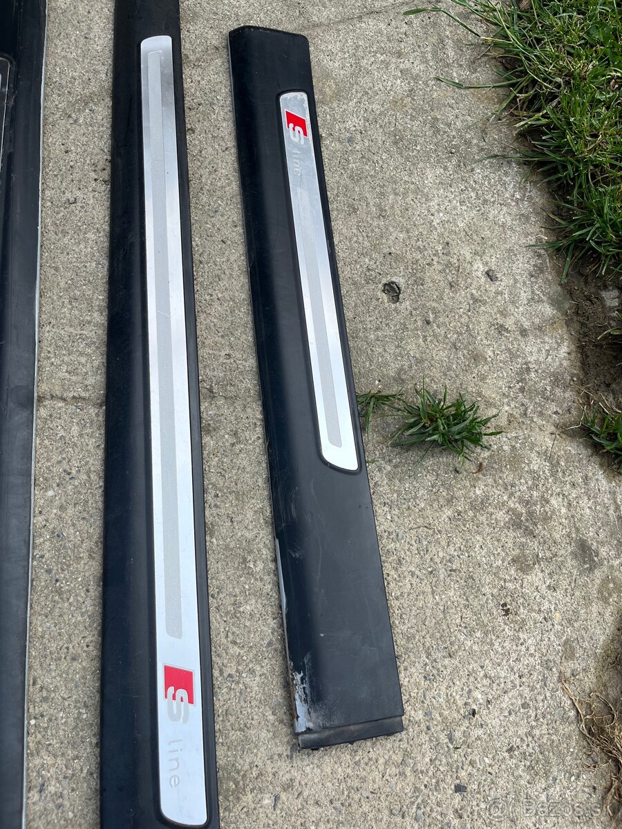 Sline prahové lišty Audi a6 c6 - 6