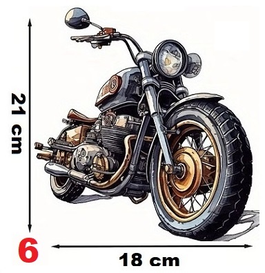 Motocykel na tričku - 6