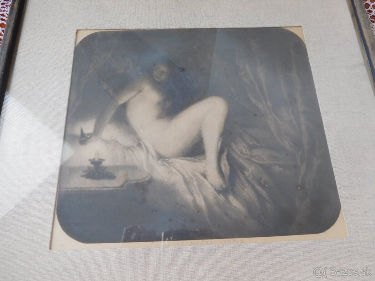 Jozef Mánes -VEčER-dielo českého maliara, - 6