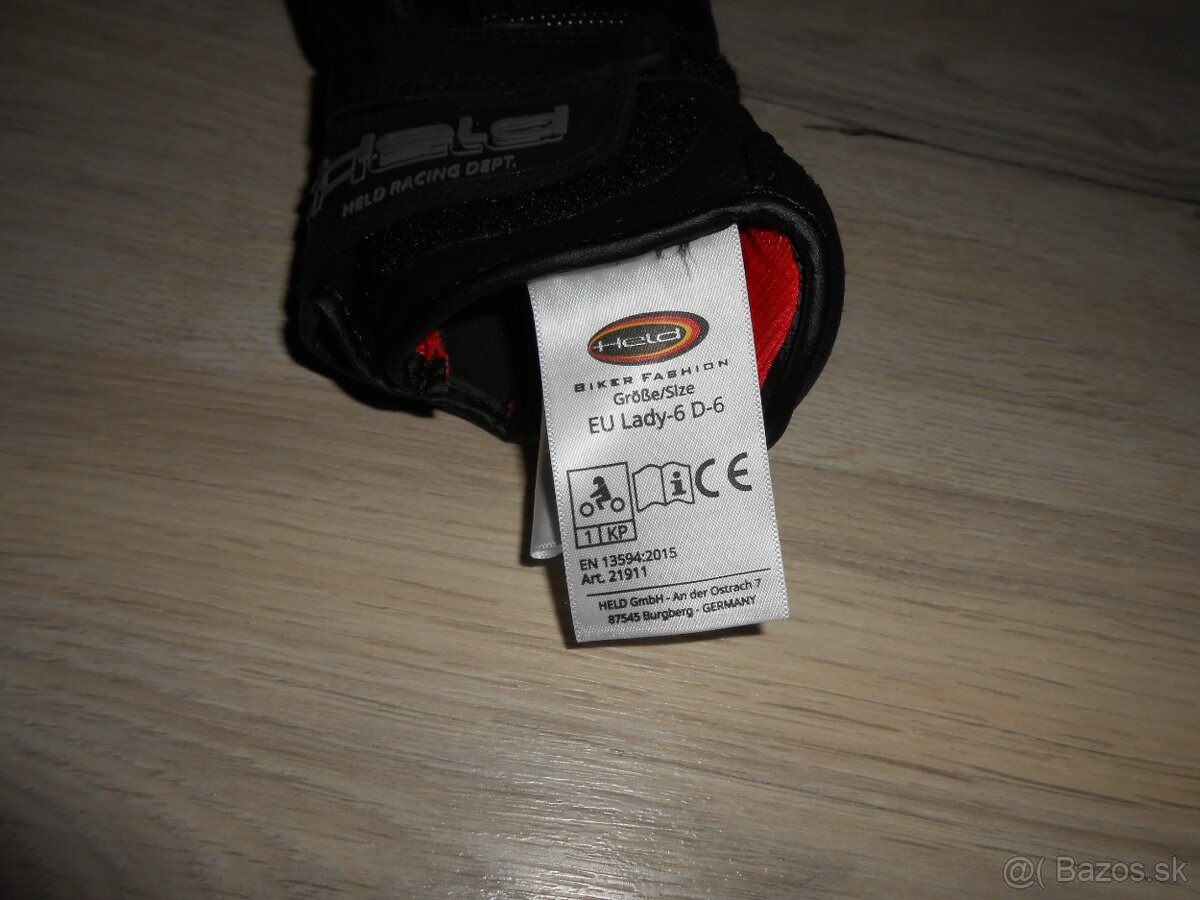 Predam nove damske kozene moto rukavice znacky HELD - 6