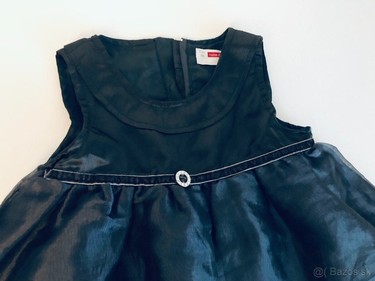 👗 Čarovné slávnostné šaty pre malú princeznú vel 92 ✨ - 6