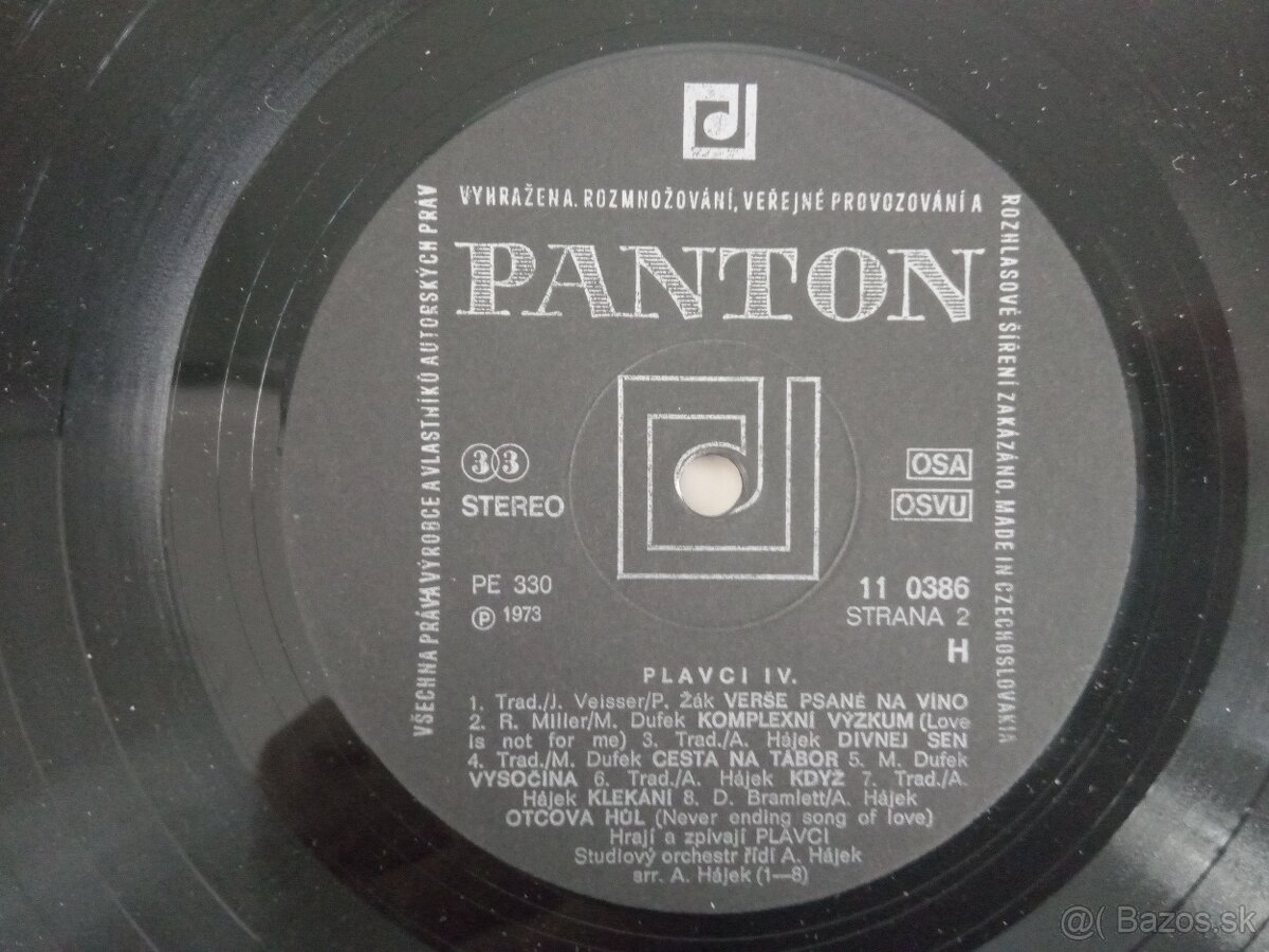 LP vinyl Zelenáči, Plavci - 6