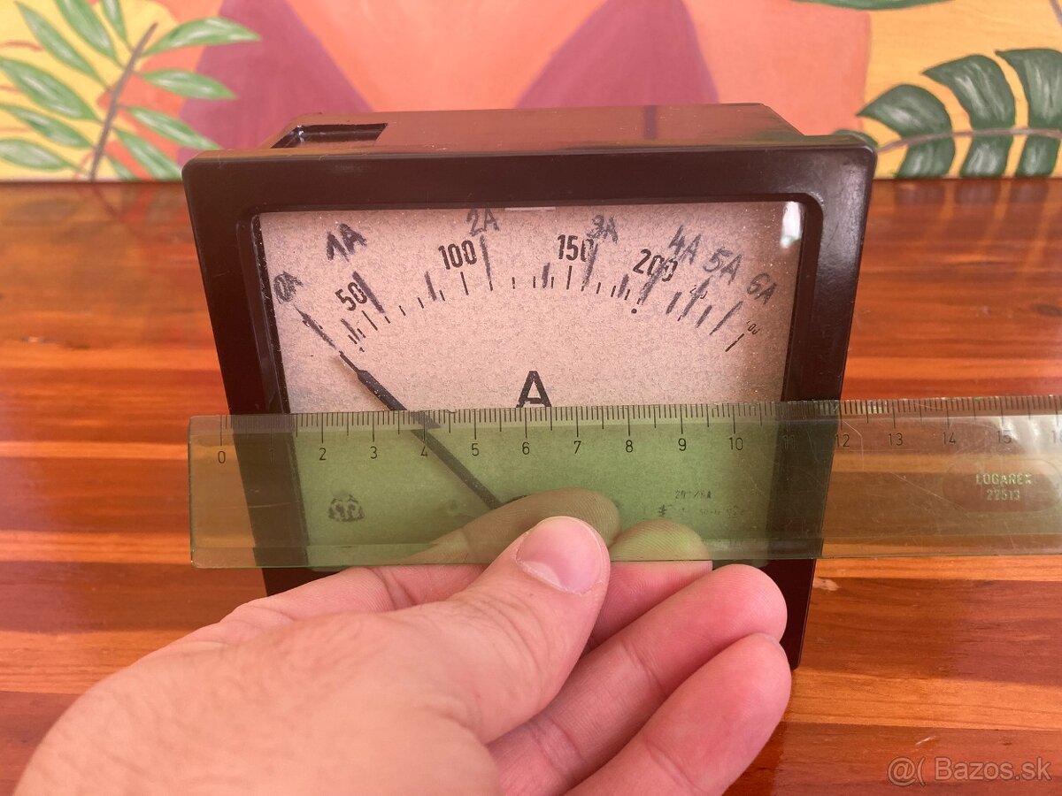 Panelové ampérmetre AC 50Hz - 6