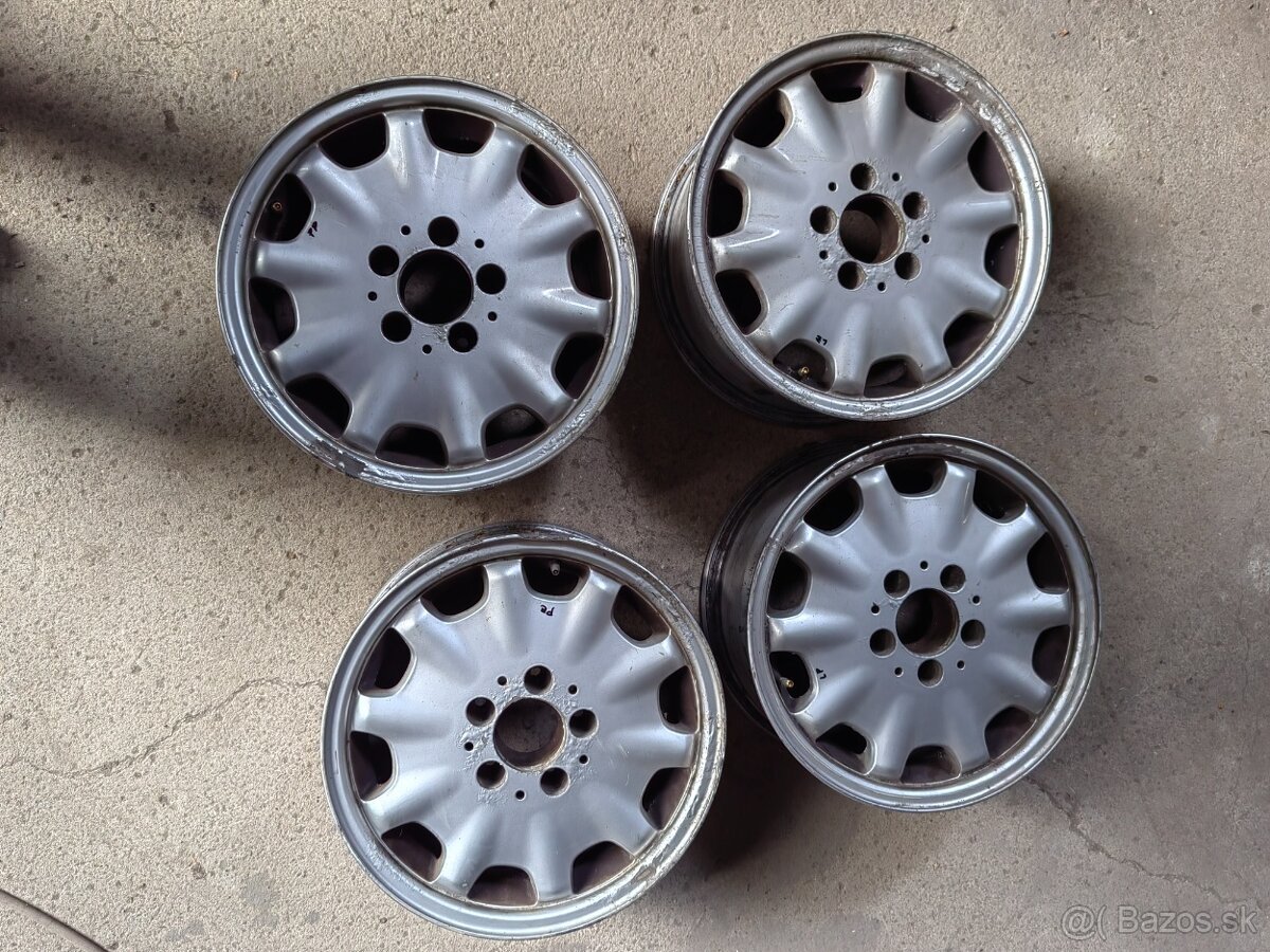 Mercedes Alu disky R15 -Dve sady - 6