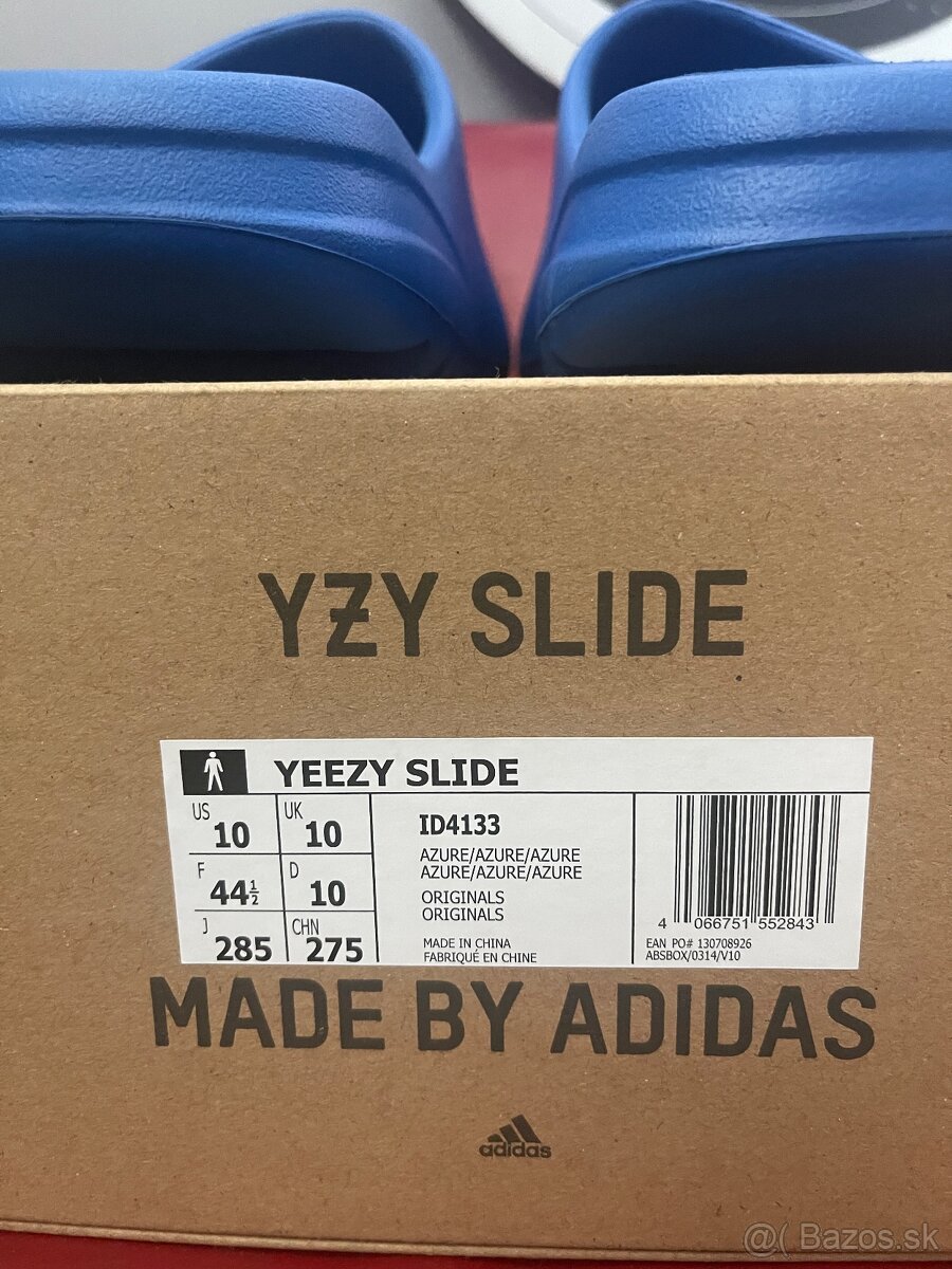 ADIDAS YEEZY SLIDE 44,5 Modré - 6