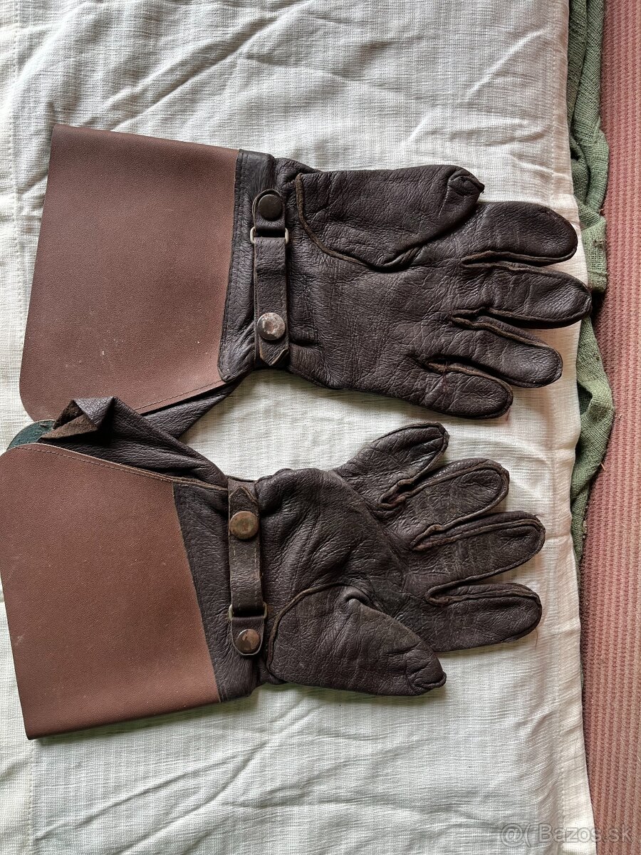 Kožené retro rukavice - 6