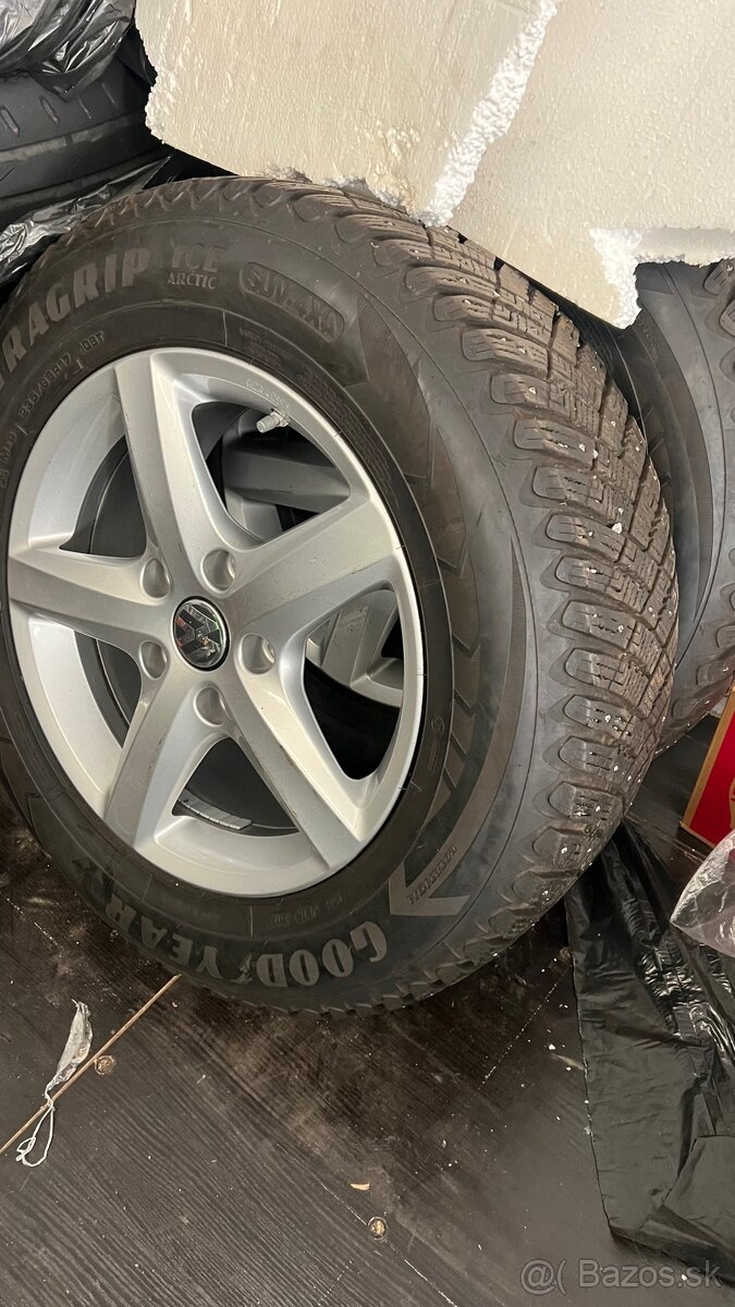 Elektróny alu + gumy s hrotmi VW Touareg - 6