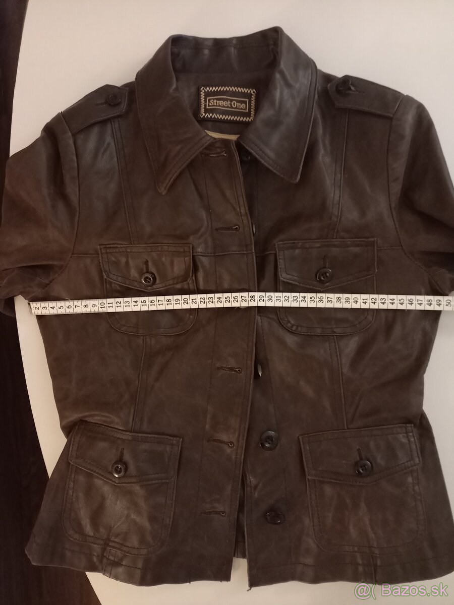 Kožená dámska bunda zn.Street one - 6