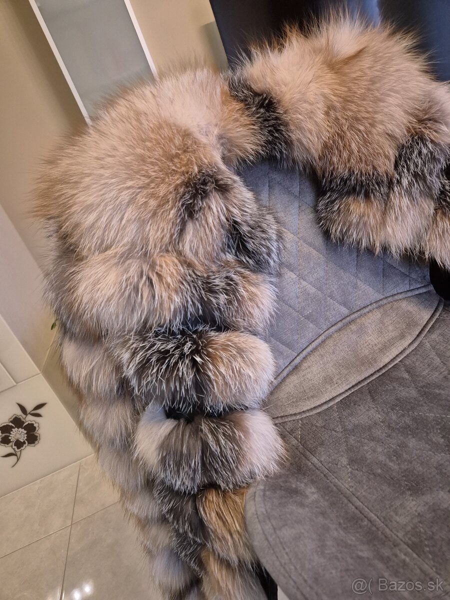 Damsky kožuch.vesta-dlhá aj krátka vesta sa dá odzipováť - 6